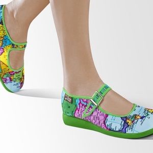 Chocolaticas Bon Voyage Mary Jane Flats